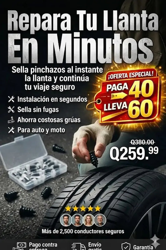 TORNILLO REPARACIÓN PINCHAZO UPSELL